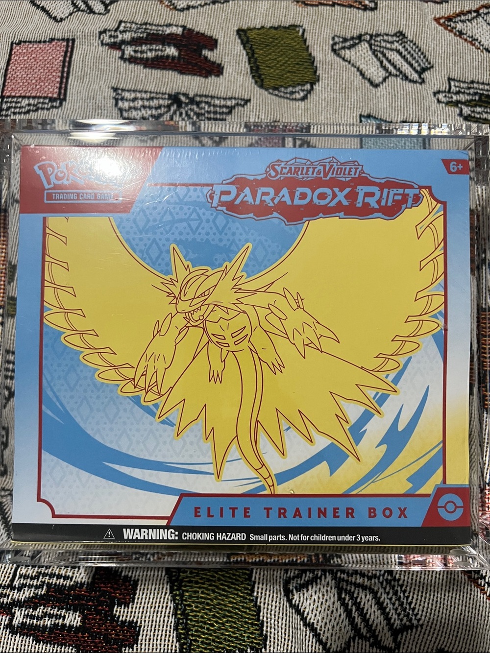 Pokemon Paradox Rift Elite Trainer Box - Yellow, Blue, Red